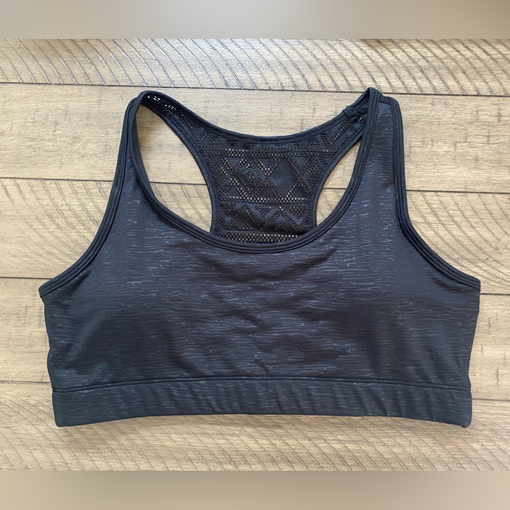 Zyia Active XL Black Bomber Sports Bra